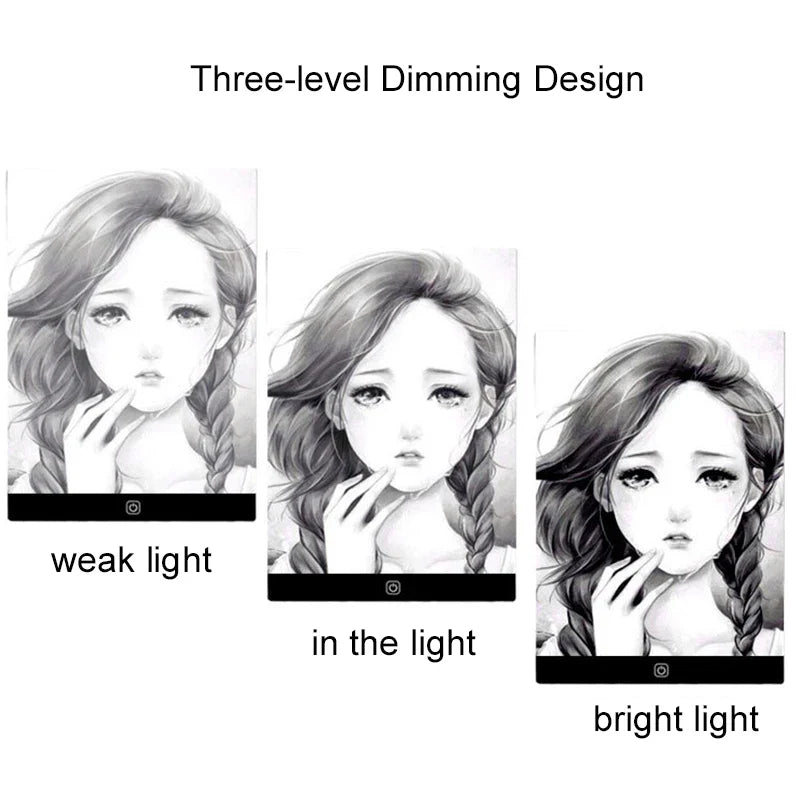 LED Drawing Copy Pad Dimmable Light Board Adjustable Art Tablet Educational Toy