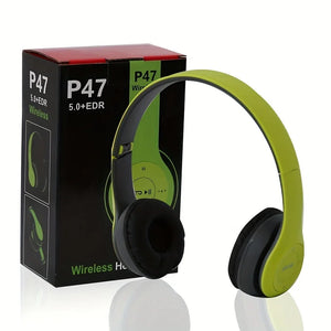 Wireless Bluetooth 5.0 Foldable Headphones Stereo Over Ear Sports Gaming Headset