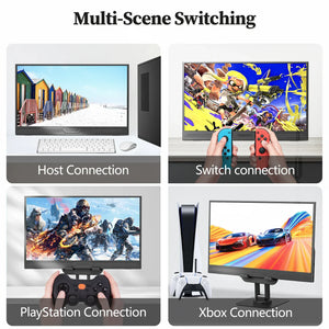 VEOUT 13.3" Portable Monitor 1080P USB HDMI for Laptop Mac PS5 Xbox Switch