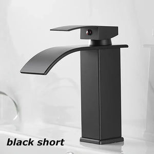 Dragon Head Waterfall Faucet Bathroom Kitchen Sink Hot Cold Single Handle Tap