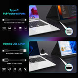 15.6" Portable Monitor GTMEDIA S15 FHD USB-C HDMI Laptop PC Gaming Second Screen