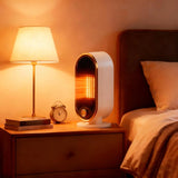 800W Portable Space Heater Fast Heating with Thermostat Tip-Over Protection