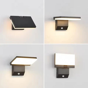 18W LED Outdoor Wall Light IP65 Waterproof Motion Sensor Foldable Modern Lamp