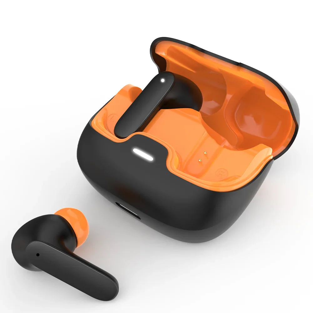 Bluetooth 5.4 TWS Wireless Earphones In-Ear Dual Mic ENC Noise Cancelling Headset