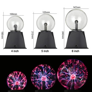 Magic Crystal Plasma Ball Lamp – LED Night Light for Kids, Bedroom & Novelty Decor