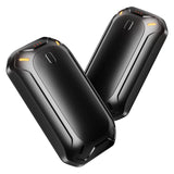 2 Pack Rechargeable Hand Warmers Dual-Sided Electric Pocket Heater for Outdoor