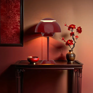 USB Touch Mushroom Table Lamp Tri-Color Dimmable LED Night Light for Bedroom