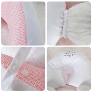 Baby Anti Flat Head Pillow Organic Cotton Infant Sleeping Support Cushion