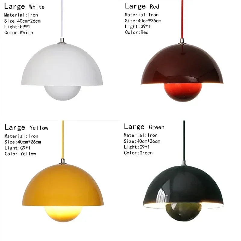 Modern Single Head Pendant Light E27 Dining Room Chandelier Home Ceiling Lamp