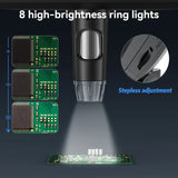 7 Inch IPS Digital Microscope 1200X HD USB Soldering Repair Camera