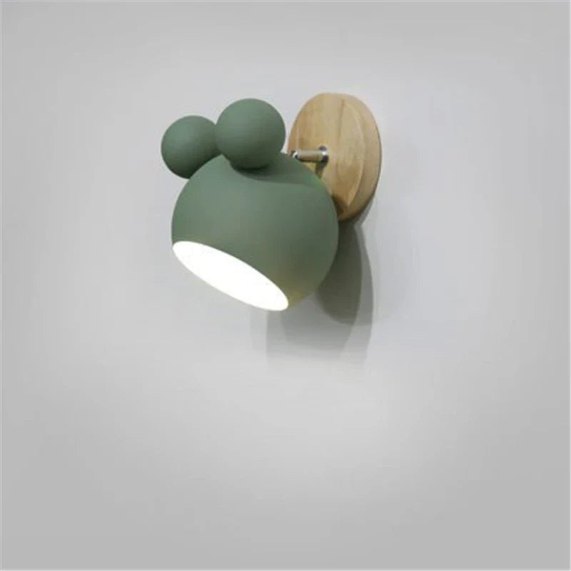 Mickey Wall Lamp – Cartoon Wall Light for Kids Room, Bedroom & Nursery Decor