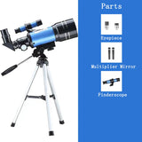 150X HD Astronomical Telescope with Night Vision Long Range Star Moon Viewing Scope