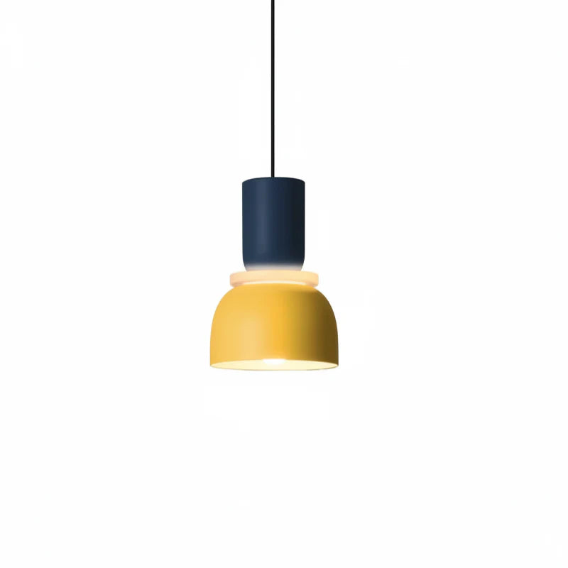 Modern Macaron LED Pendant Light Colorful Hanging Lamp for Dining Bedroom