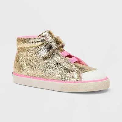 See Kai Run Basics Toddler High Top Hook and Loop Playground Sneakers
