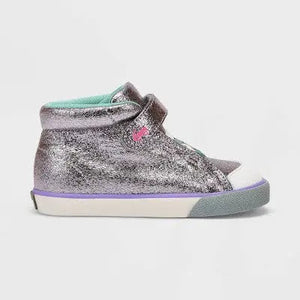 See Kai Run Basics Toddler High Top Hook and Loop Playground Sneakers