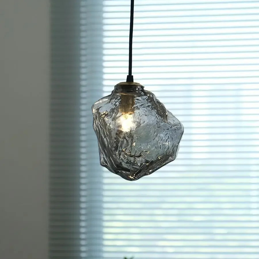 Ice Cube Lava Pendant Light Adjustable LED Chandelier for Bedroom Bar Restaurant
