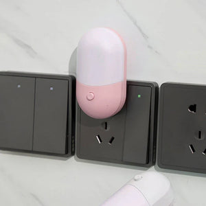 Plug In LED Night Light Eye Protection Bedside Lamp Baby Feeding Living Room