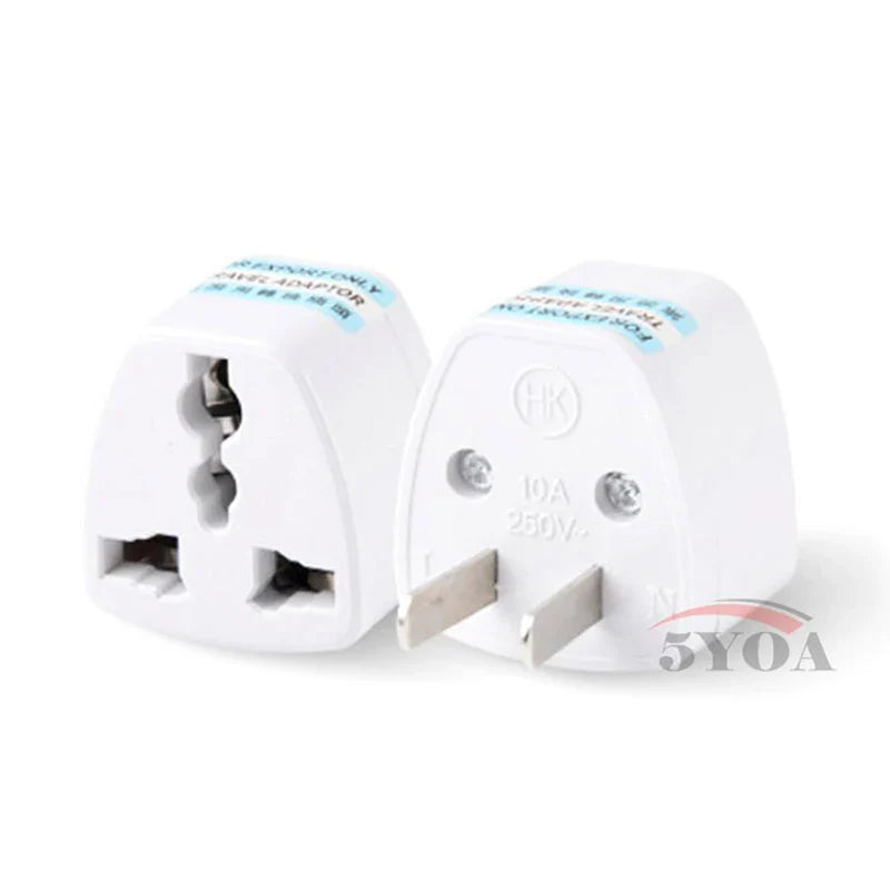 Universal Travel Plug Adapter EU US AU to UK 3 Pin AC Power Converter