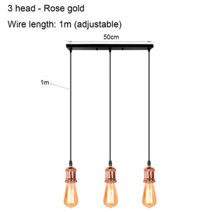 DIY Spider Chandelier Vintage Industrial Pendant Ceiling Light Home Hanging Lamp