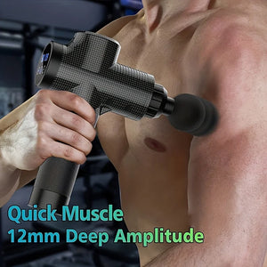 30-Level Massage Gun Electric Deep Tissue Muscle Massager for Neck Back Fitness