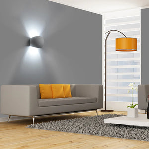 Modern LED Wall Sconce G9 Gypsum Indoor Bedroom Living Room Bedside Light