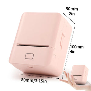 Mini Portable Thermal Label Printer for Phone, Color Sticker Maker Bluetooth SK20