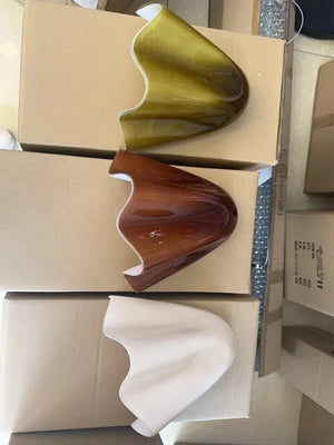Nordic Glass Wall Lamp Minimalist Sconce for Hallway Stair Bedside Decor