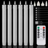 Flameless LED Taper Candles with Remote Flickering Battery Operated Set
