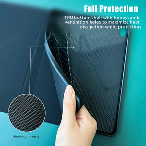 Wireless Keyboard Case with Mouse for 10.2 Tablet Touchpad Magnetic Cover