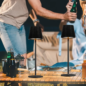Wireless LED Table Lamp Rechargeable Touch Adjustable Night Light for Bedroom