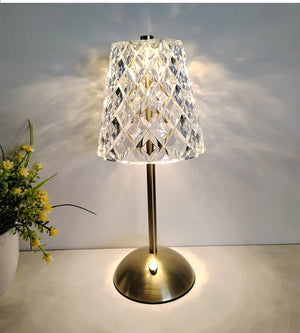 Rechargeable LED Table Lamp – Touch Dimmable Wireless Light for Bedroom & Desk