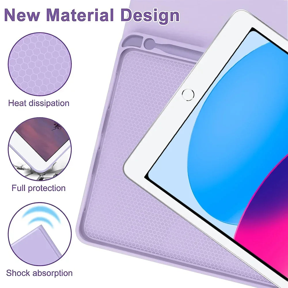 iPad 10th Gen 10.9 Keyboard Case Detachable Bluetooth Keyboard Tablet Cover