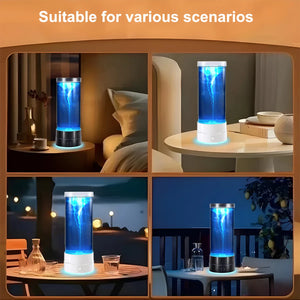 LED Tornado Night Light USB Multi-Color Changing Atmosphere Lamp for Kids Home