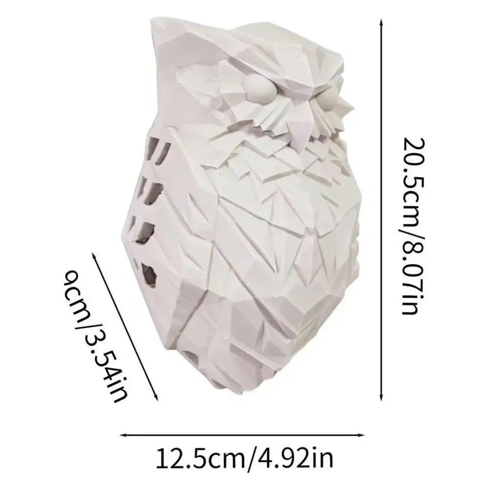 3D Owl Wall Lamp – Bird Sconce Light Halloween Eagle Projector Home Decor