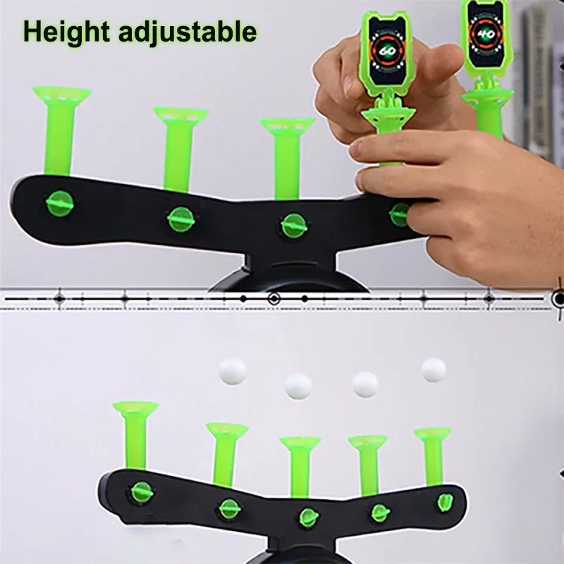 Glow-In-The-Dark Floating Target Game for Kids - Foam Dart Shooting Challenge with Sound Effects and Battery-Powered Base