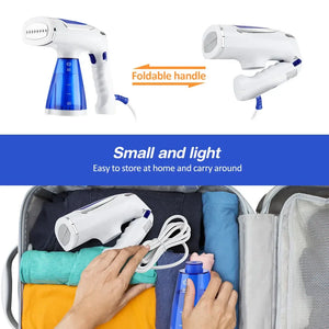 1600W Handheld Garment Steamer Foldable Portable Steam Iron for Clothes