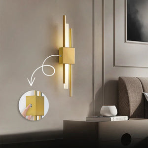 Nordic Rechargeable LED Wall Sconce Plug In Bedroom Bedside Living Room Light