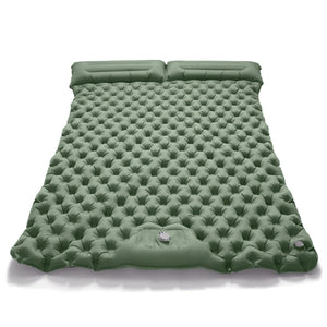 Outdoor Double Inflatable Mattress Extra Wide Camping Sleeping Pad Ultralight Bed