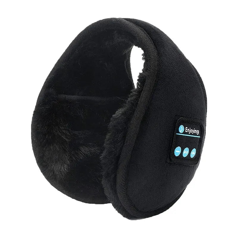 Bluetooth Wireless Music Earmuffs Winter Warm Velvet Sports Ear Muffs for Running