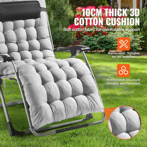 Zero Gravity Recliner Chair Adjustable Anti Gravity Lounge Chair with Cup Holder