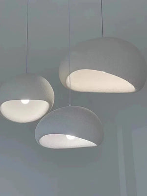 Moktan Sabai Nordic Wabi Sabi LED Chandelier – E27 Pendant Light for Kitchen & Bar