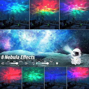 Astronaut Star Projector Galaxy Night Light LED Nebula Ceiling Lamp for Bedroom