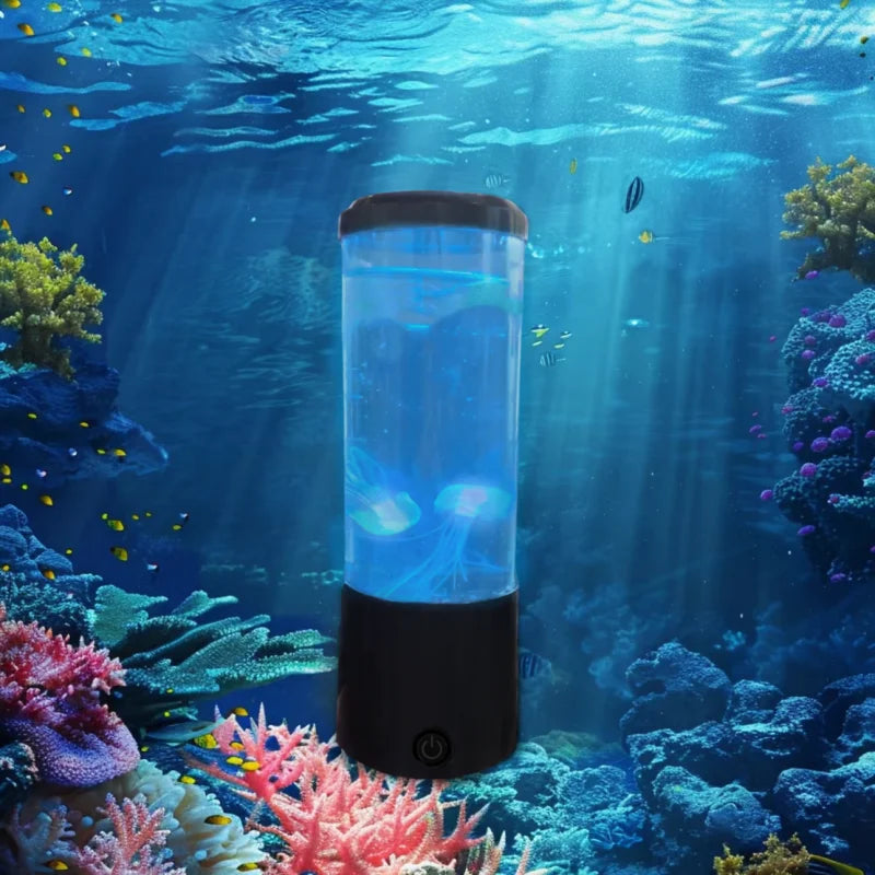 Jellyfish Lava Lamp – 7-Color LED Aquarium Night Light Mood Lamp Home Decor
