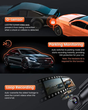 1080P Dash Cam Mini Car DVR Night Vision 24H Parking Monitor Auto Recording