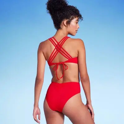 Shade & Shore Women's Monokini Strappy Back One Piece Swimsuit Cut Out