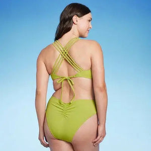 Shade & Shore Women's Monokini Strappy Back One Piece Swimsuit Cut Out