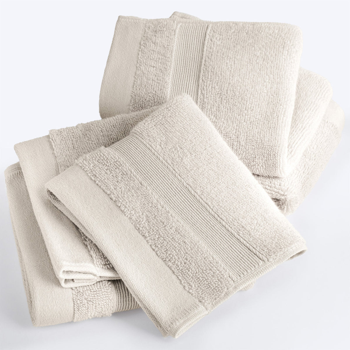 SIENA 4-Piece Turkish Cotton Luxury Washcloths Set – 700 GSM
