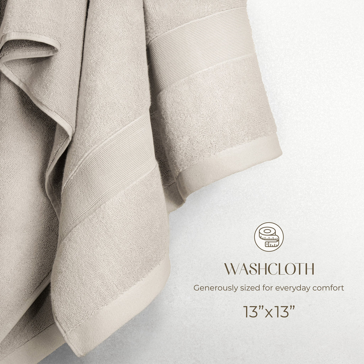 SIENA 4-Piece Turkish Cotton Luxury Washcloths Set – 700 GSM