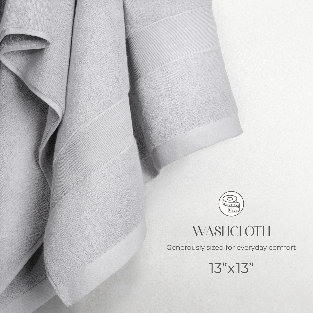 SIENA 4-Piece Turkish Cotton Luxury Washcloths Set – 700 GSM