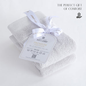 SIENA 4-Piece Turkish Cotton Luxury Washcloths Set – 700 GSM